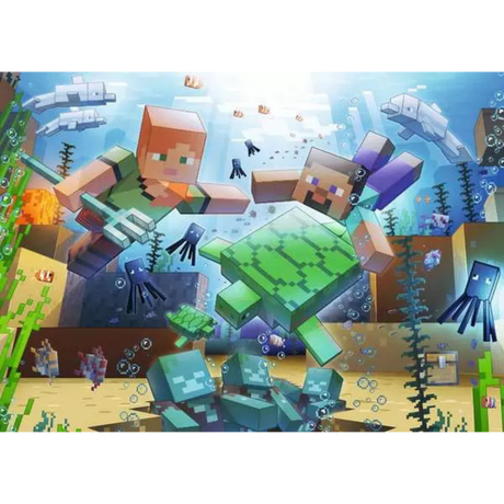 Ravensburger Minecraft Mosaic Jigsaw Puzzle 1000 Pieces