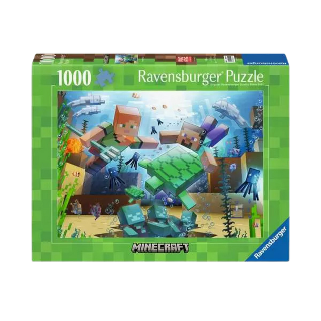 Ravensburger Minecraft Mosaic Jigsaw Puzzle 1000 Pieces