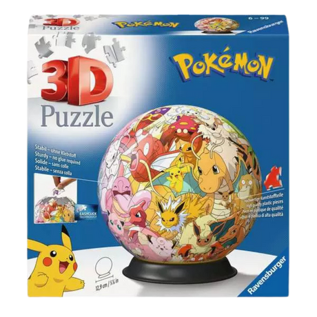 Ravensburger Pokemon 3D Puzzle Ball 72 Pieces
