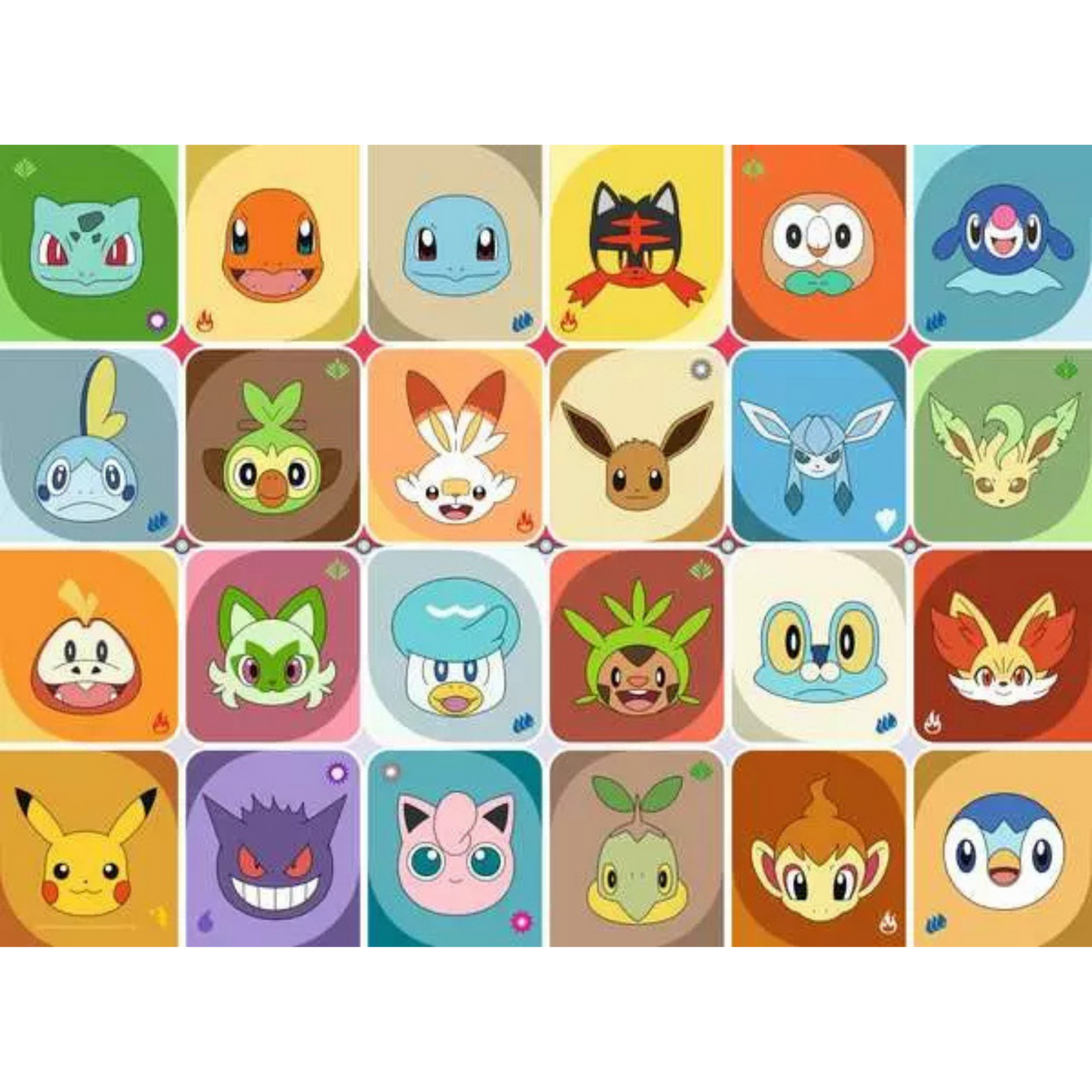 Ravensburger Pokemon Faces Jigsaw Puzzle 100 XXL Pieces