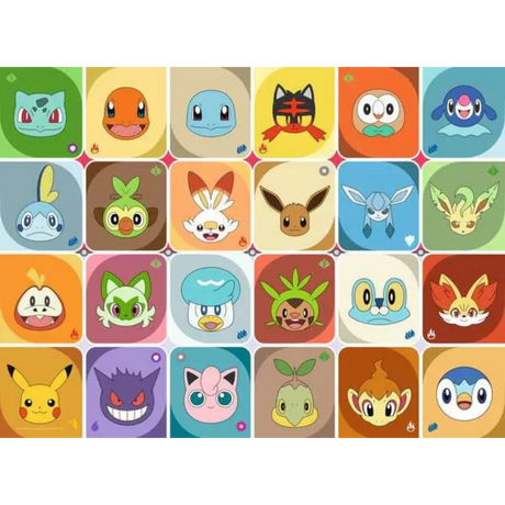 Ravensburger Pokemon Faces Jigsaw Puzzle 100 XXL Pieces