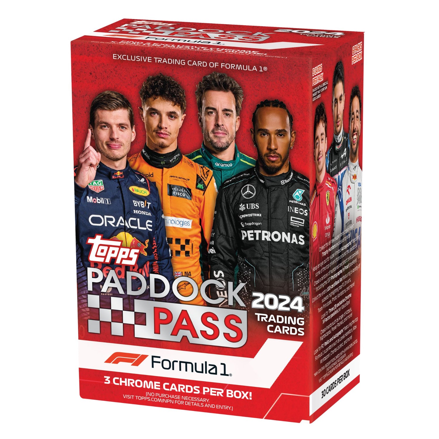 Topps 2024 F1 Formula 1 Paddock Pass Blaster Box