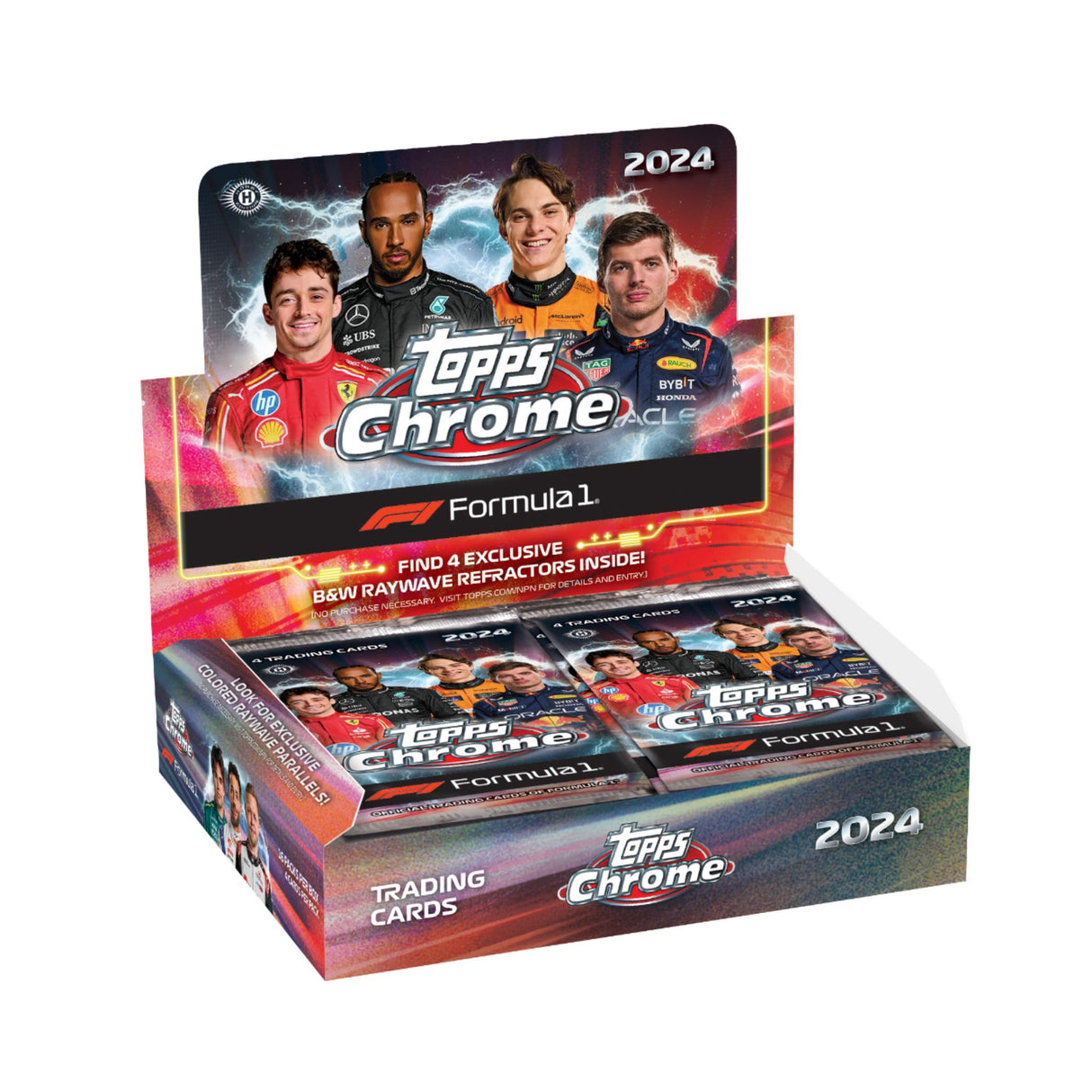 Topps Chrome 2024 F1 Formula 1 Qualifying Lap Hobby Box