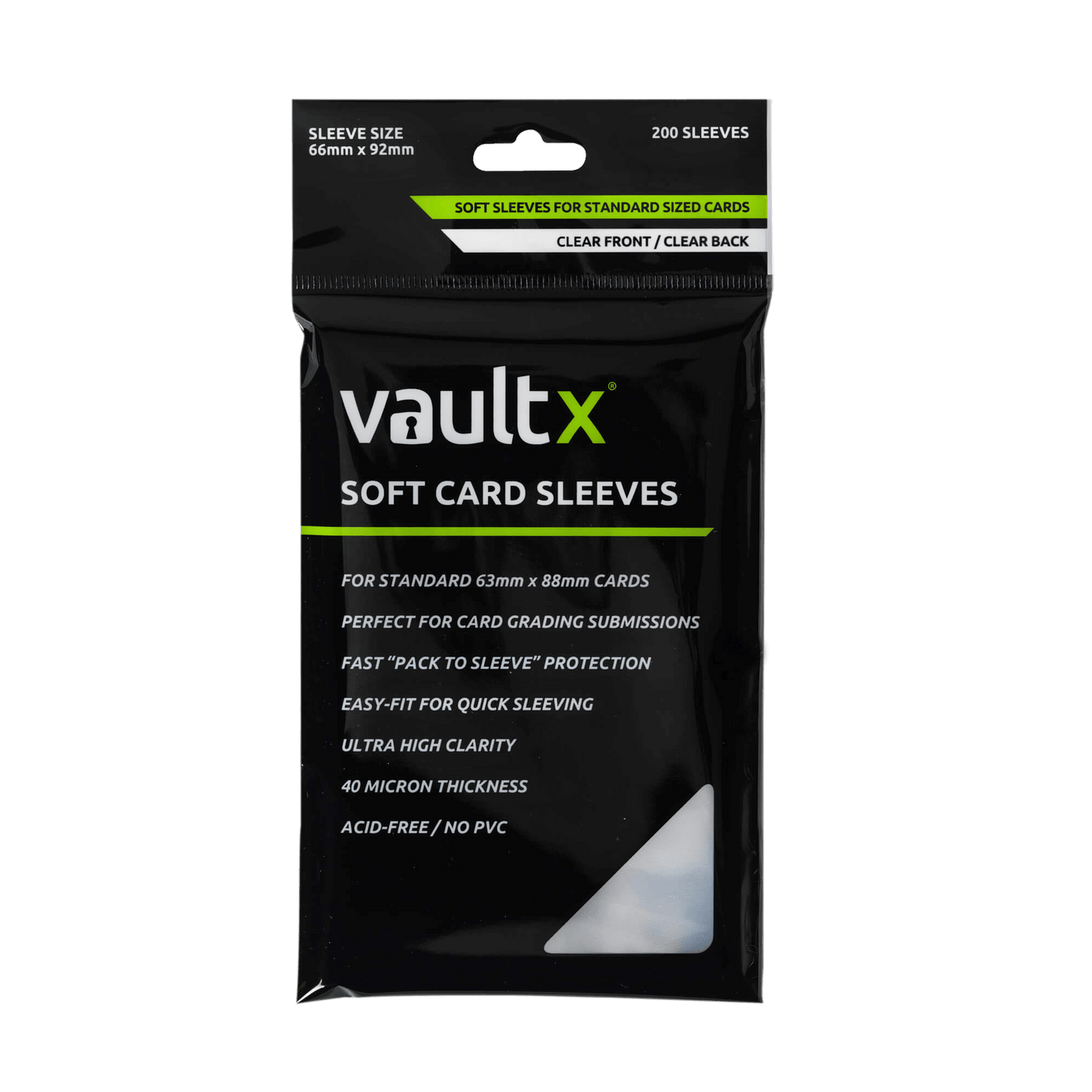 card sleeves uk Vault X Soft Card Sleeves 200 Sleeves – Nostalgic Toys