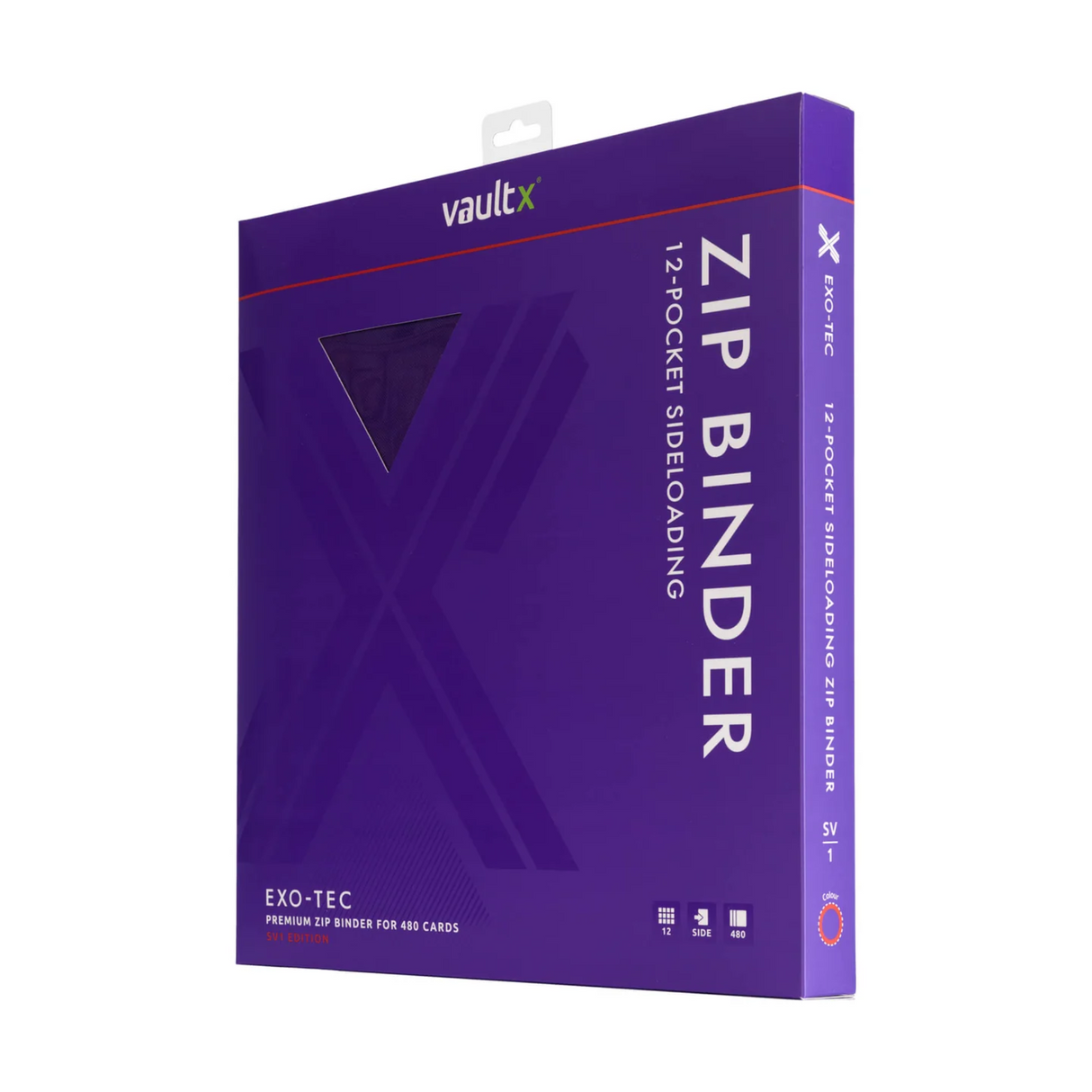 Vault X 12-Pocket Exo-Tec Zip Binder SV1