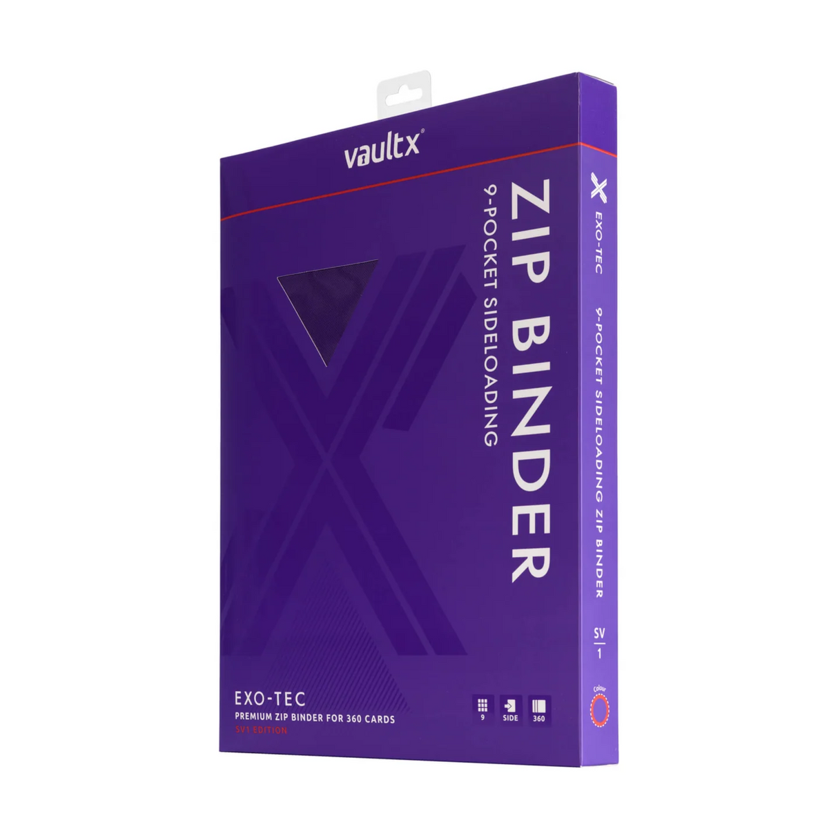 Vault X 9-Pocket Exo-Tec Zip Binder SV1 Box